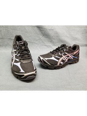 ASICS Gel-Cumulus 16 Sneakers Black/Silver/Blue Men's Size 10.5 NEW NO BOX!